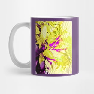 Wired Yellow Orchid Mug